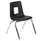 Flash Furniture 47.5" Circle Wave Grey Table Set-14" Stack Chairs XU-GRP-14CH-A48-HCIRC-GY-T-P-GG - alternate 7